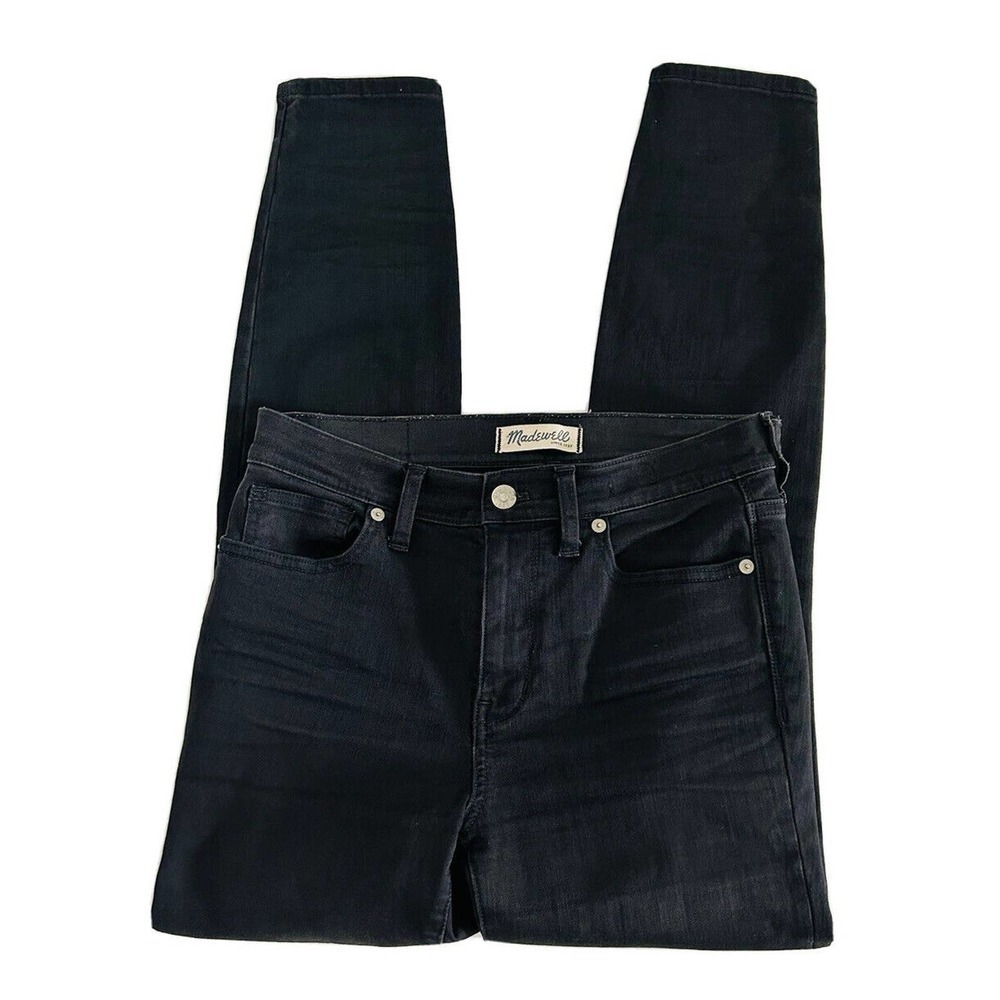 Madewell | High Riser Skinny Jeans Size 27 Dark Gray Slim Fit Denim